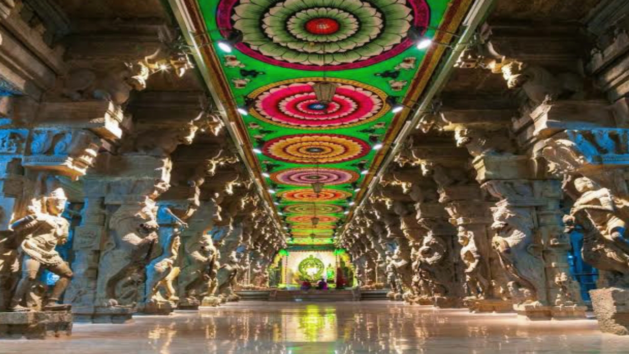 Madurai Meenakshi Temple, Madurai Meenakshi Temple in Hindi